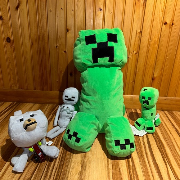 Minecraft Plush Toy set of 4 - Picture 1 of 11